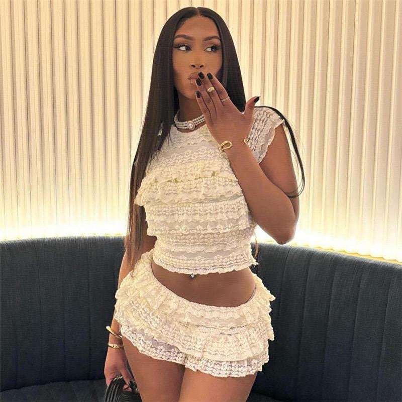 Lace & Sun Two-Piece Set