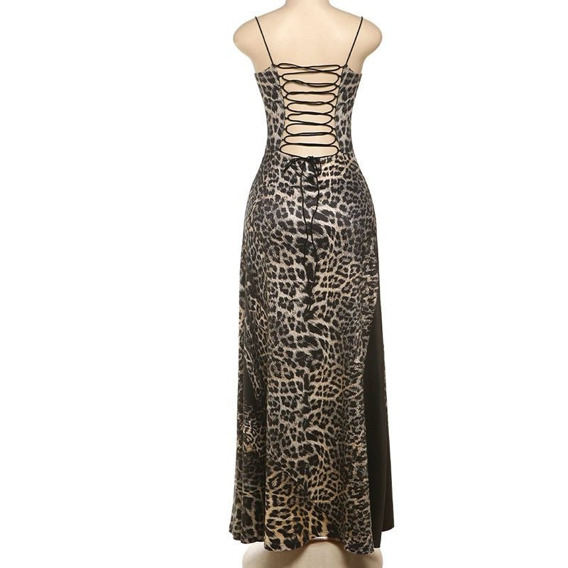 Golden Panther Dress by SOUTHWEST UNLIMITED featuring a sleek design with a panther print and flowing silhouette.