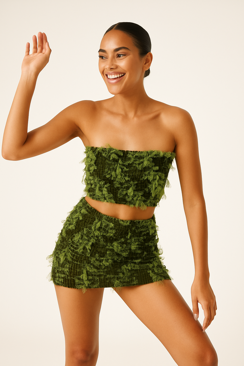 Electric Tulle Two-Piece