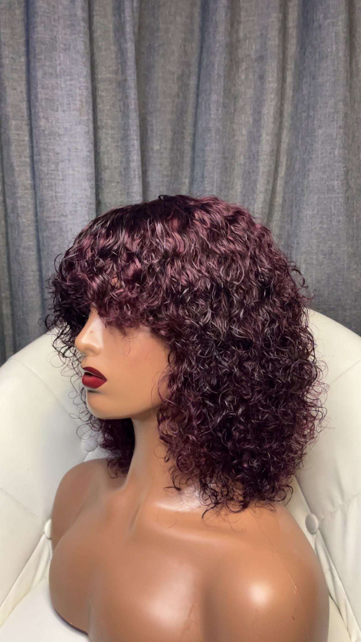 GLUE LESS BOB wavy wig 12”