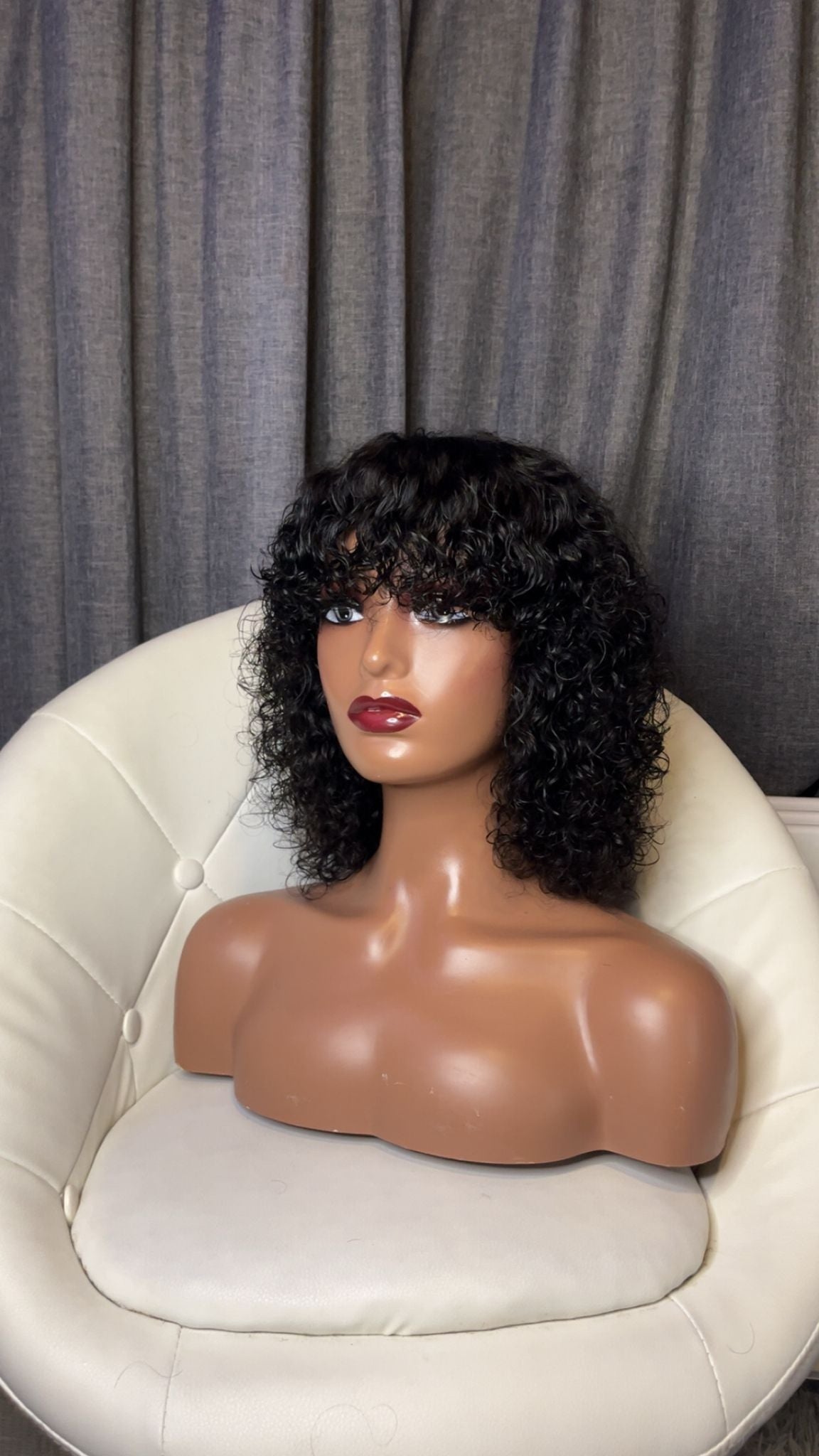 GLUELESS wavy wig 12”