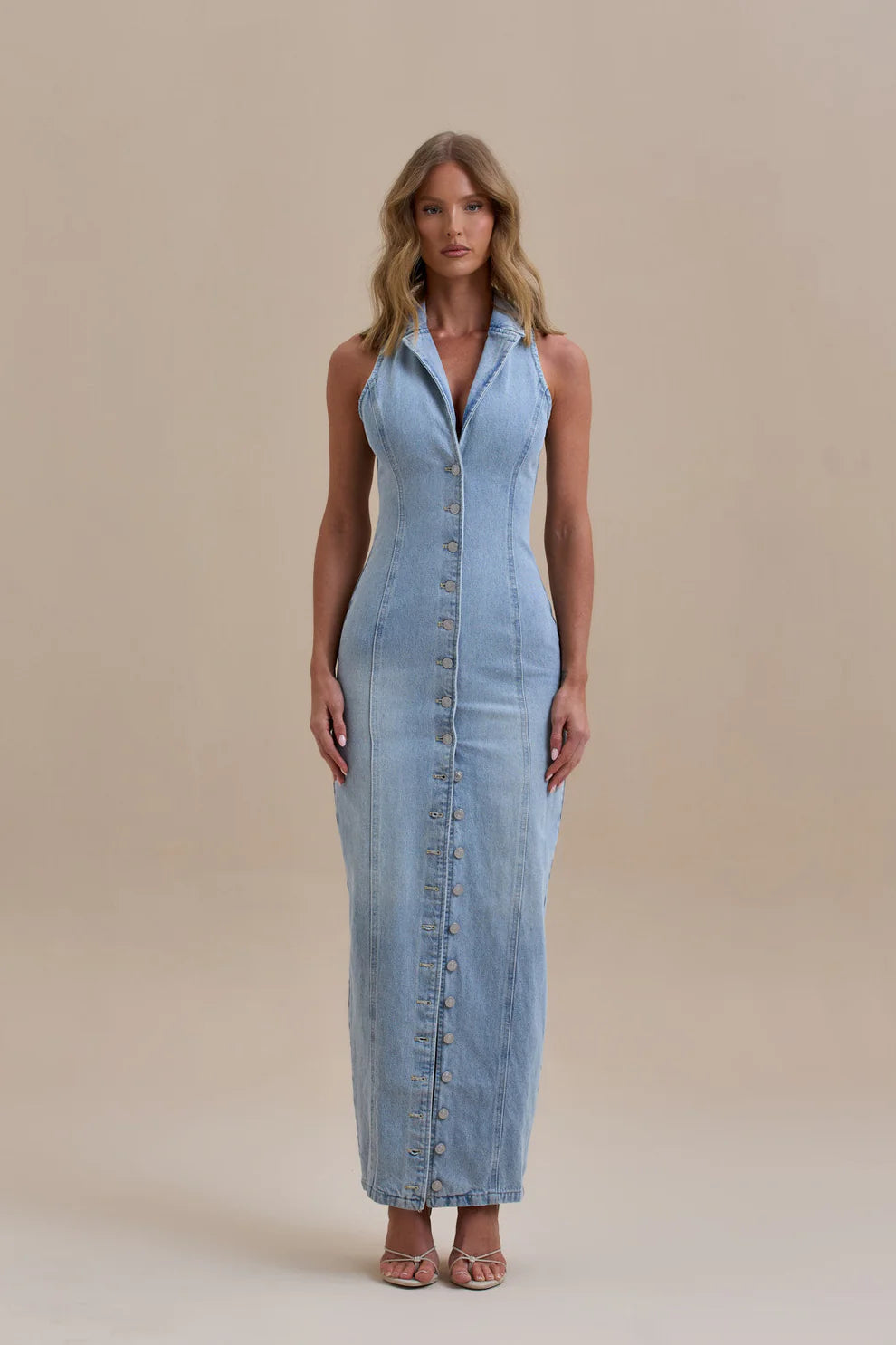 Denim Rush Maxi Dress