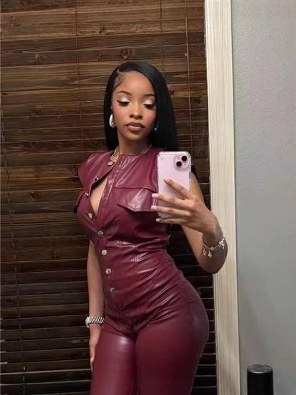 SOUTHWEST UNLIMITED Power Hour Jumpsuit in a vibrant pattern, featuring a fitted silhouette and adjustable straps.