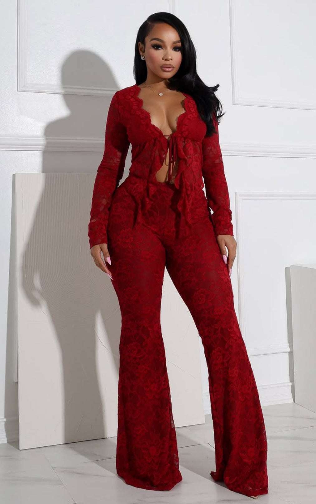 Sultry Net Two-Piece