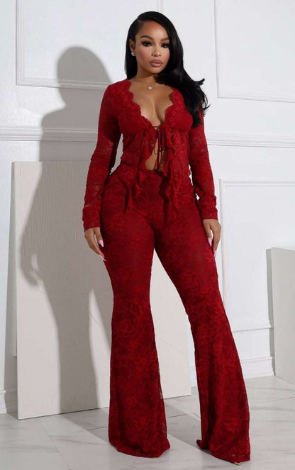 Sultry Net Two-Piece