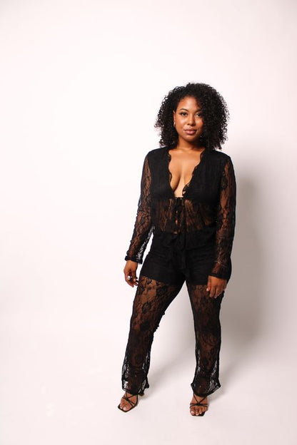 SOUTHWEST UNLIMITED Sultry Net Two-Piece featuring a modern design with sheer fabric and stylish cutouts.