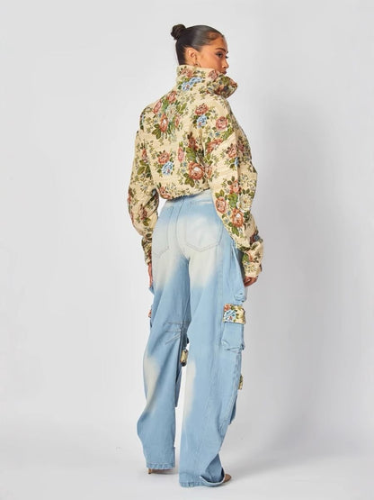 Mystic Flower Set by SOUTHWEST UNLIMITED featuring vibrant floral designs in a decorative arrangement.