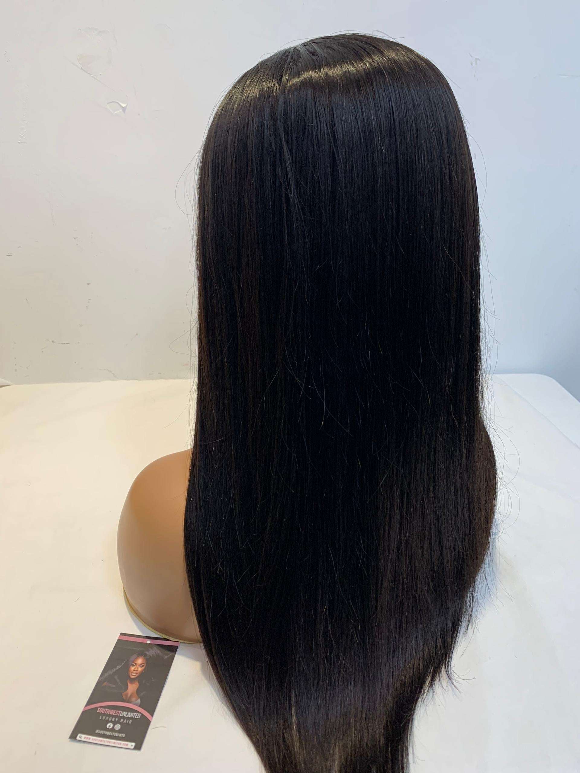 Sleek Straight Half Wig