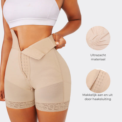 High Waist Shaper Short by SOUTHWEST UNLIMITED in black, featuring a smooth, sleek design for a flattering fit.