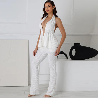 Chic & Muse two-piece outfit by SOUTHWEST UNLIMITED featuring a stylish top and coordinating bottoms in a modern design.