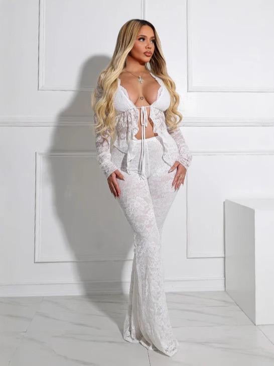 Sultry Net Two-Piece