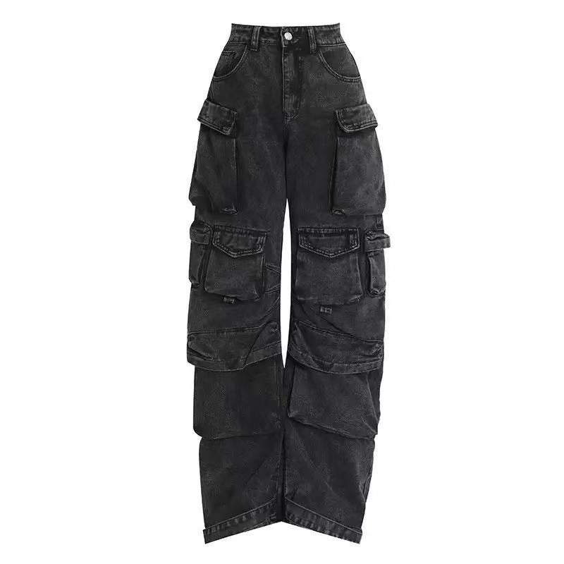 Midnight Utility Cargo pants by SOUTHWEST UNLIMITED, featuring multiple pockets and a sleek, dark design.