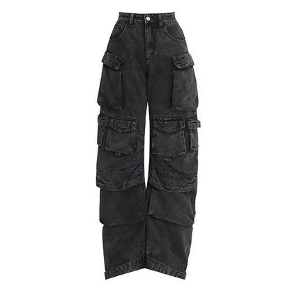 Midnight Utility Cargo pants by SOUTHWEST UNLIMITED, featuring multiple pockets and a sleek, dark design.