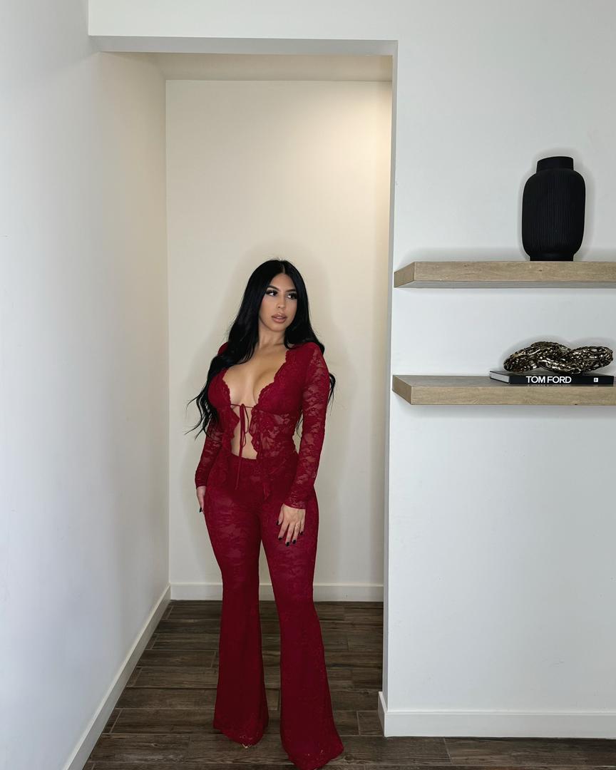 Sultry Net Two-Piece