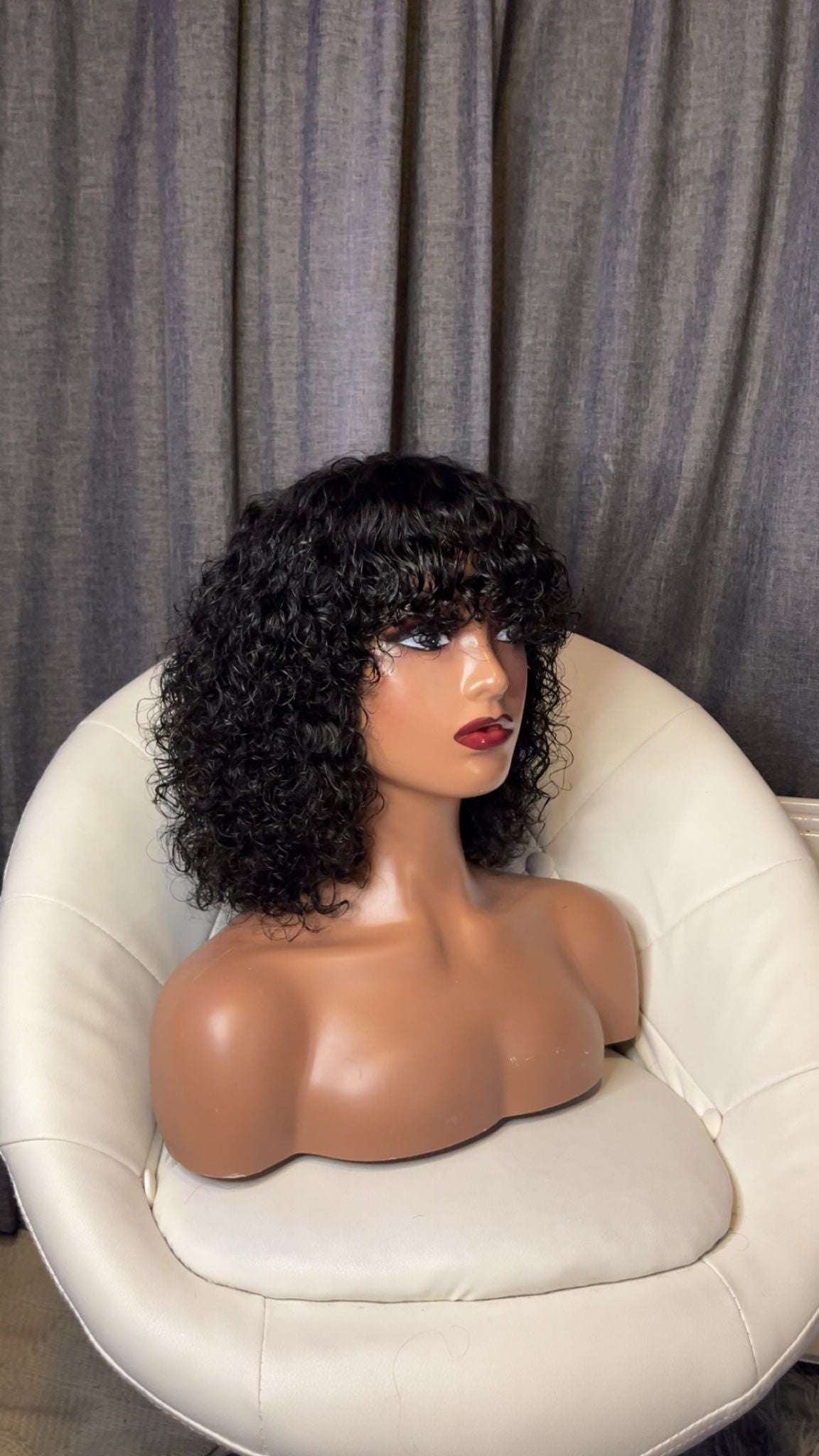 GLUE LESS BOB wavy wig 12”