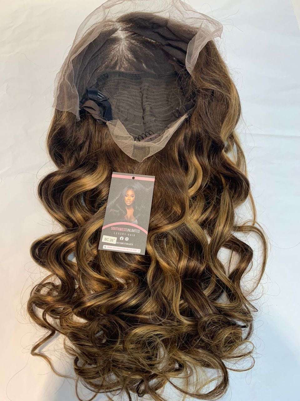 13x4 Frontal 20” Highlight Bouncy Curls