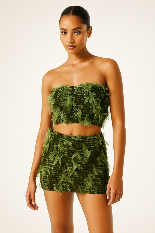 Electric Tulle Two-Piece