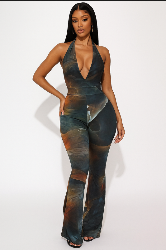 Midnight Swirl Jumpsuit