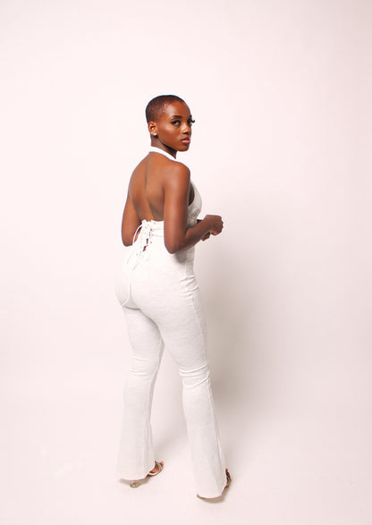 Lena lace jumpsuit by SOUTHWEST UNLIMITED featuring intricate lace detailing and a flattering fit.