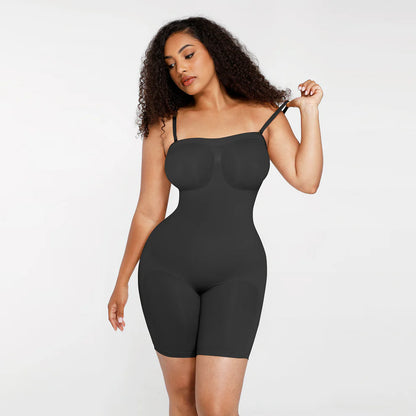 SOUTHWEST UNLIMITED hourglass strapless bodysuit featuring a sleek design and smooth fabric in a neutral tone.