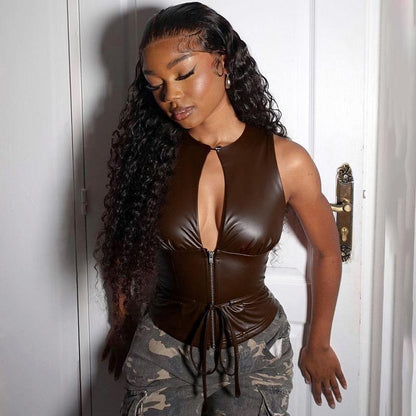 Brownie cropped top by SOUTHWEST UNLIMITED, featuring a stylish design and comfortable fit, perfect for casual wear.