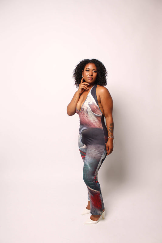 Midnight Swirl Jumpsuit