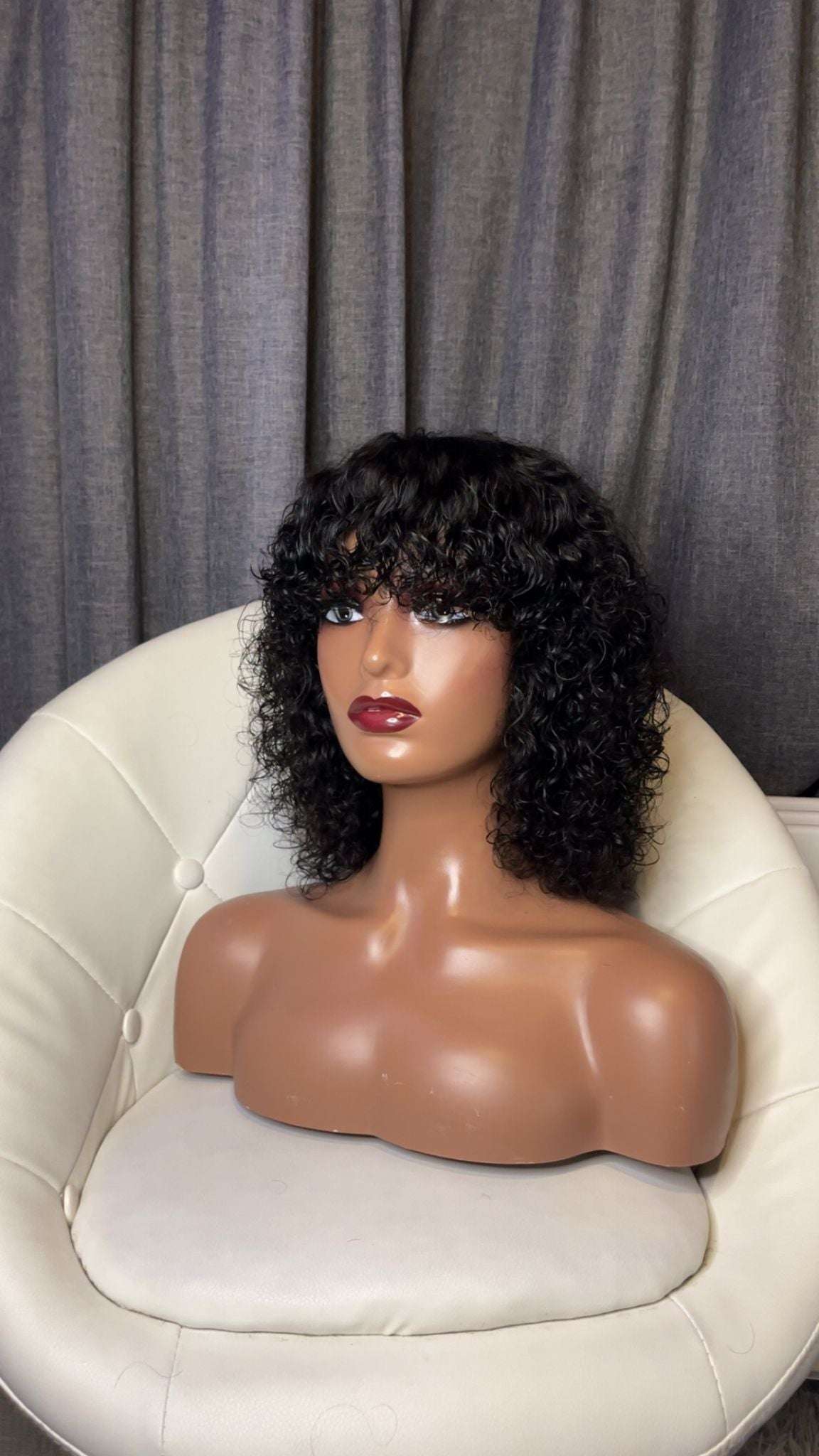 GLUE LESS BOB wavy wig 12”
