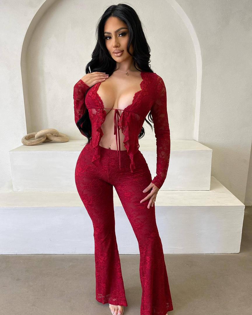 Sultry Net Two-Piece