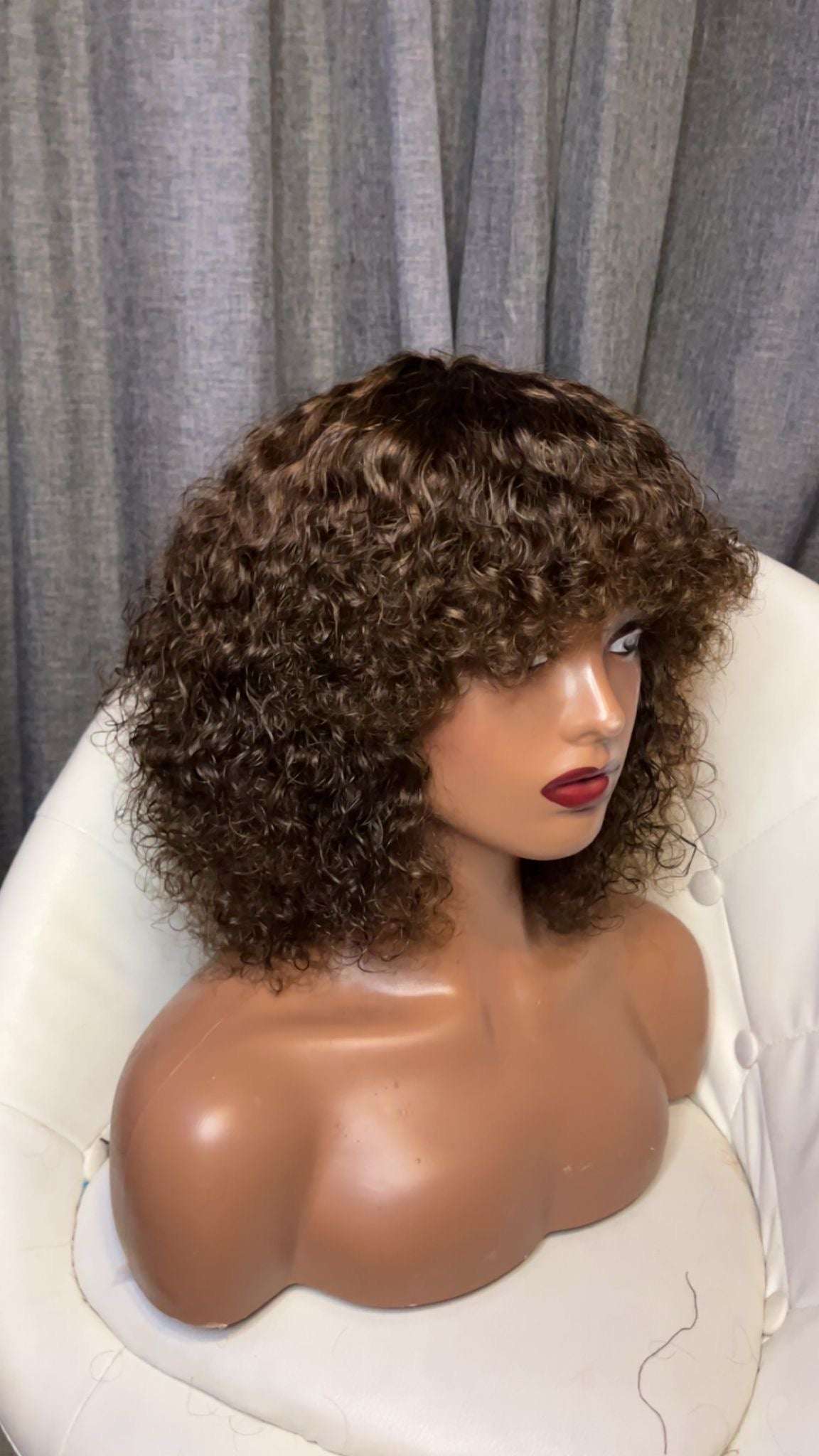 GLUE LESS BOB wavy wig 12”