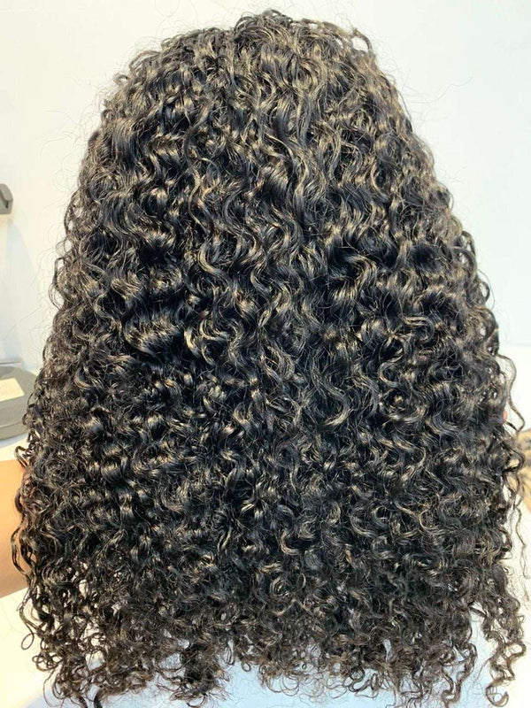 Half Wig Pixie Curly