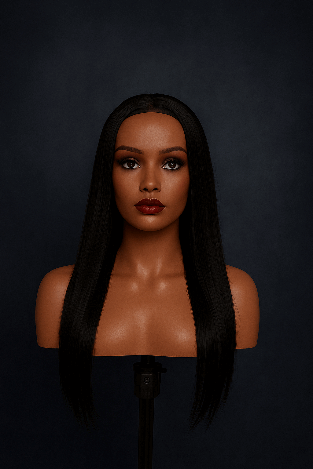 Sleek Straight Half Wig