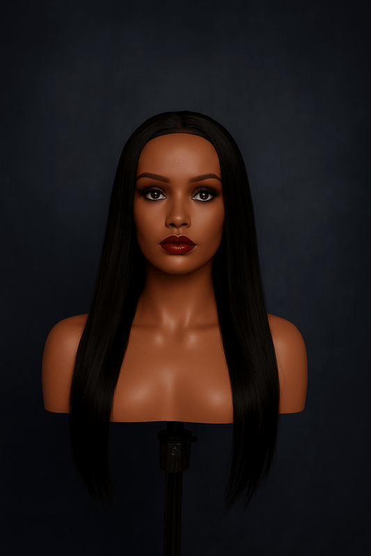 Sleek Straight Half Wig