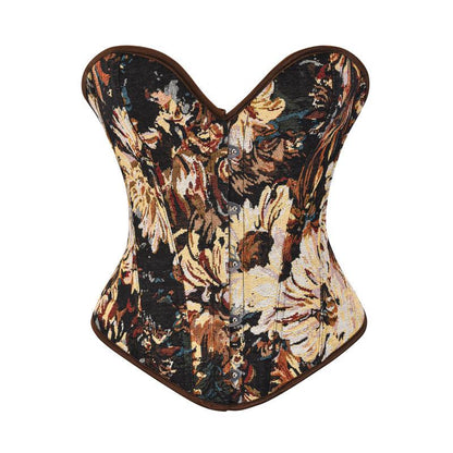 Flower corset by SOUTHWEST UNLIMITED featuring a vibrant floral pattern and a fitted design for a stylish look.
