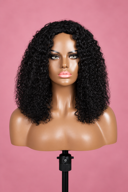 Half Wig Pixie Curly