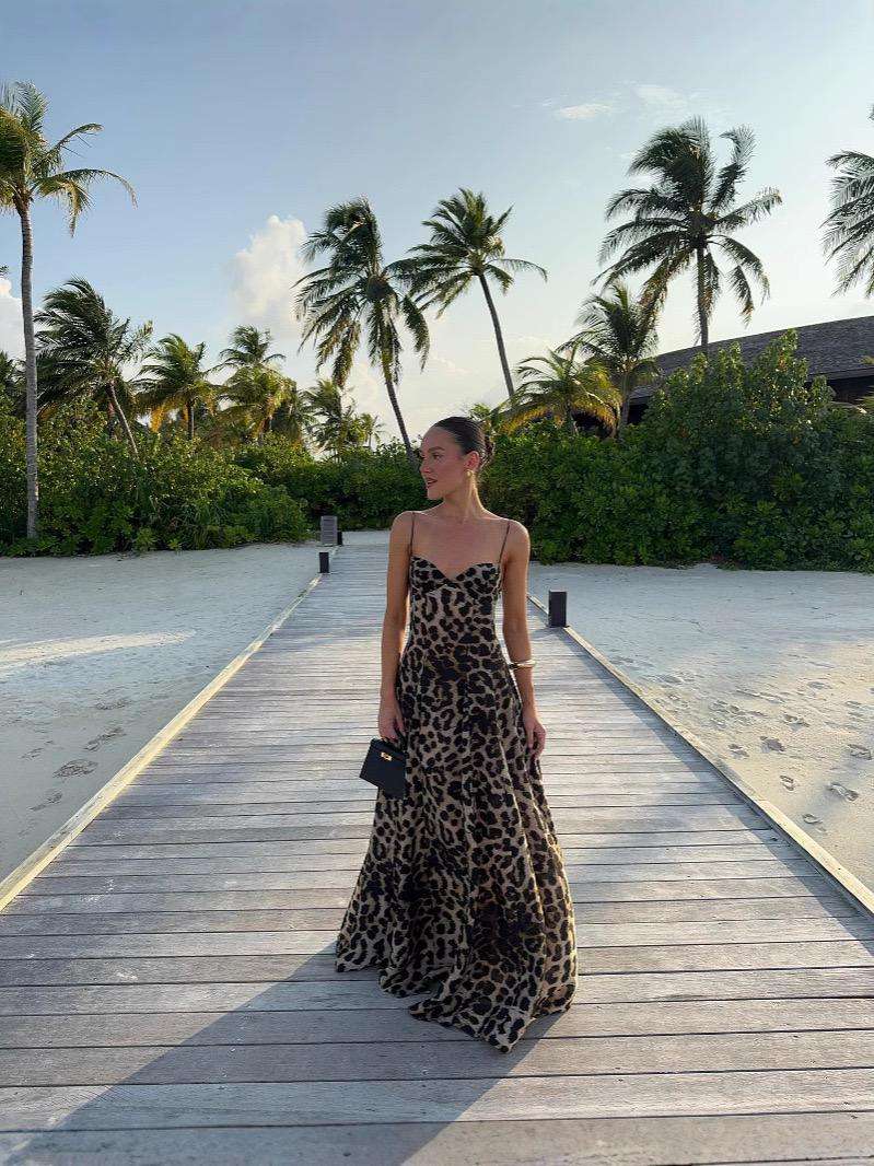 Wild Romance Leo  Maxi Dress