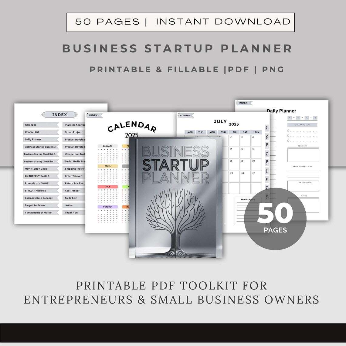 Startupplanner voor Bedrijven (PDF + ZIP) – Checklist, SWOT-analyse, Marketing- & Budgetplan