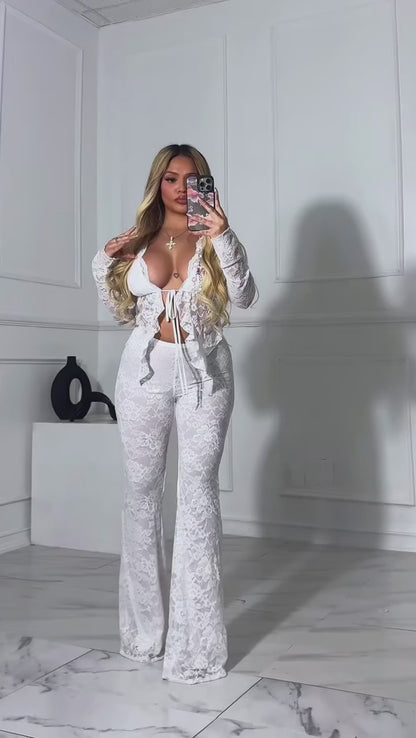 Sultry Net Two-Piece