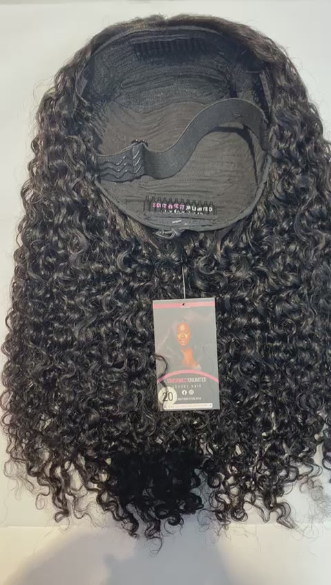 Half Wig Pixie Curly