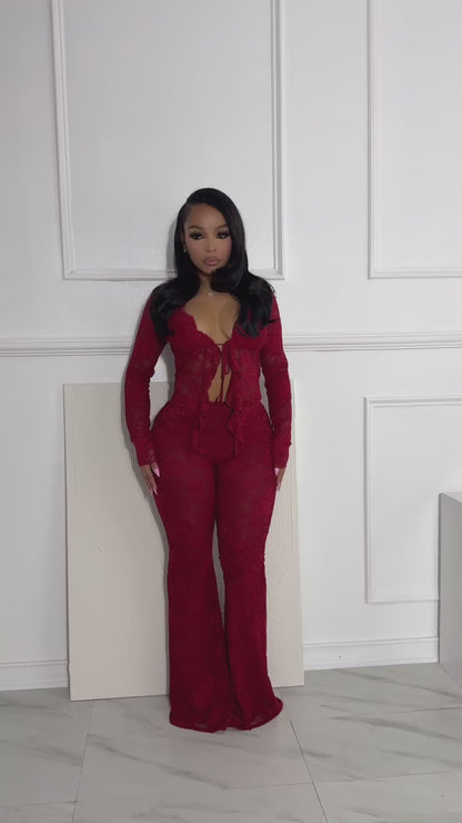 Sultry Net Two-Piece