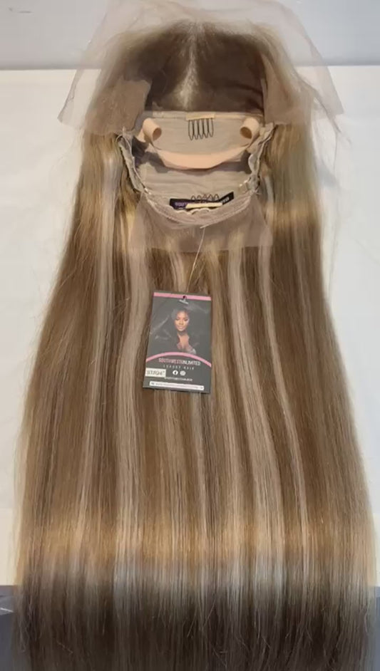 13x4 Highlight wig Straight